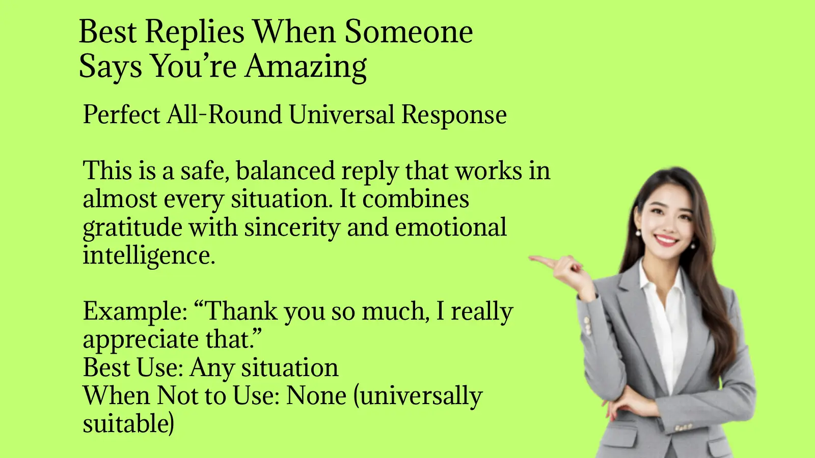 Best Replies When Someone Says You’re Amazing