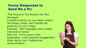 Funny Responses to Send Me a Pic