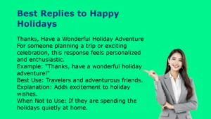 Best Replies to Happy Holidays