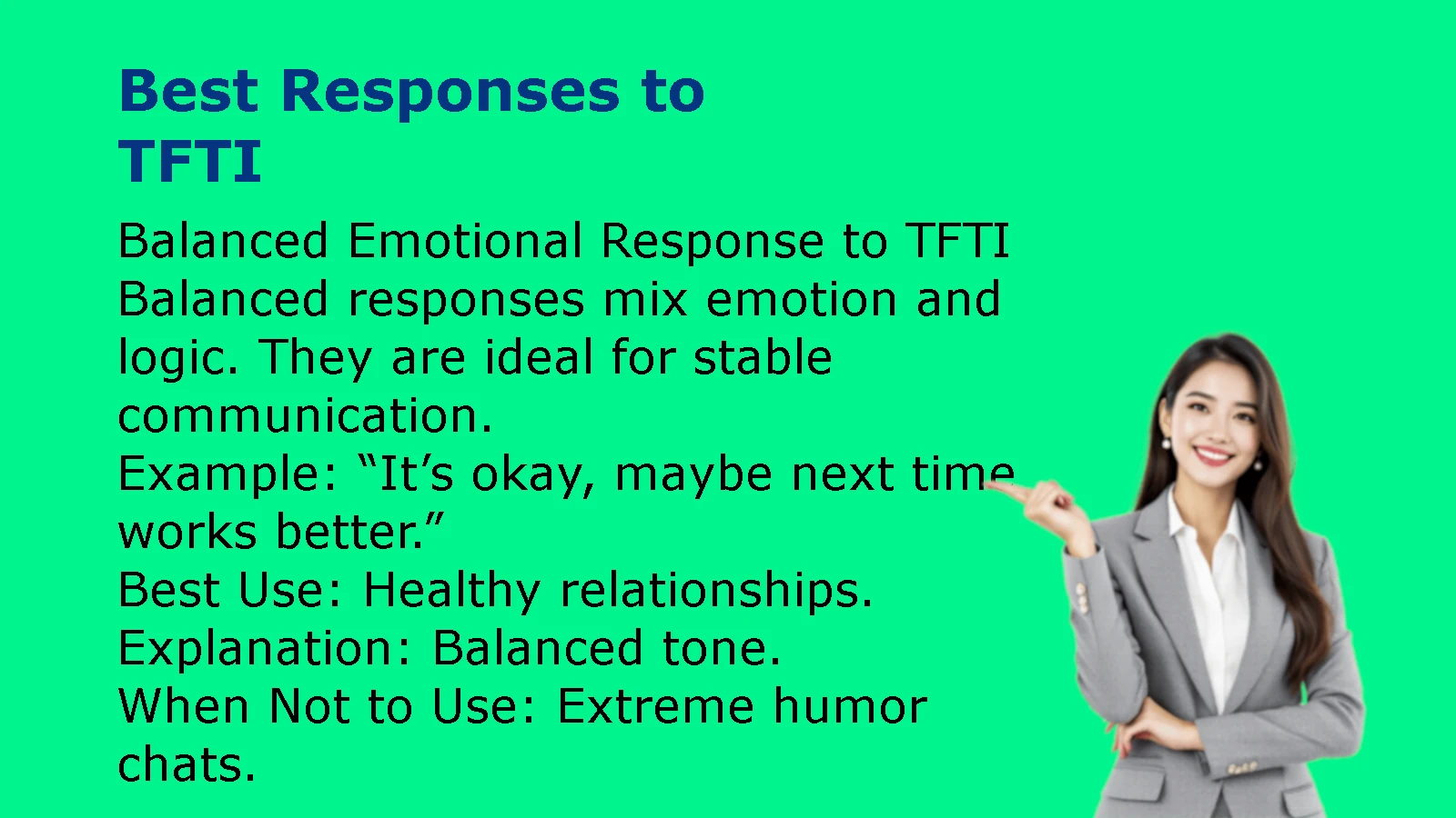 Best Responses to TFTI