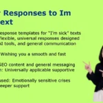 Funny Responses to Im Sick Text