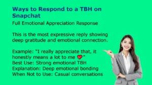 Ways to Respond to a TBH on Snapchat
