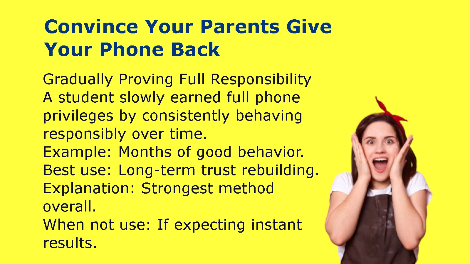 Ways to Convince Your Parents to Give Your Phone Back